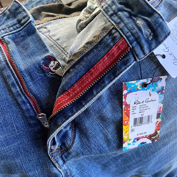 Mens Robert Graham Jeans Size 33 - Picture 2 of 9